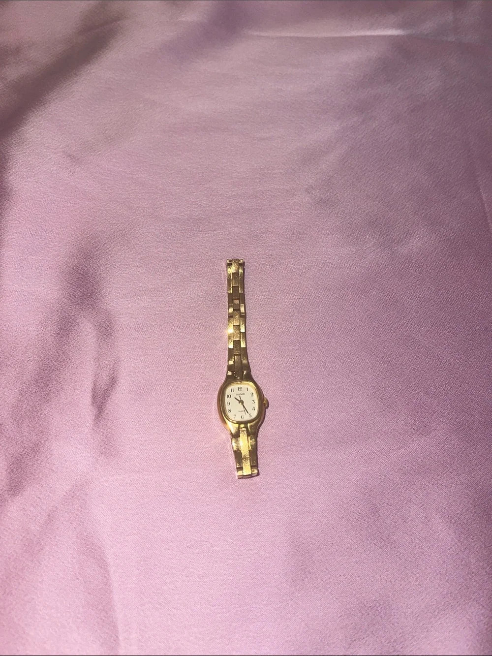 Classic Gold Tone Ladies Watch - White Dial